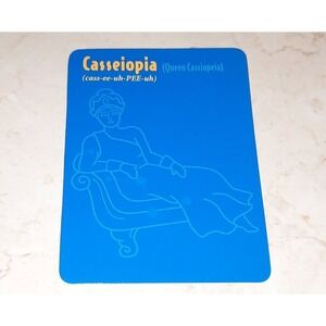Vintage 1999 Stargo Game Replacement Piece CASSEIOPIA Queen Casseiopia CARD
